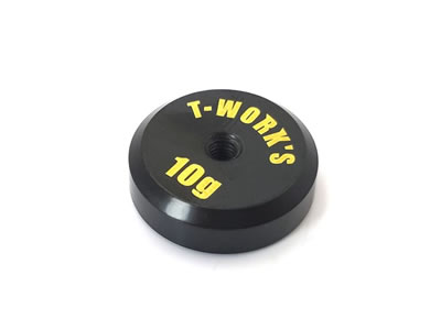 T-Works Anodized Precision Balancing Brass Weights 10g (Low CG)