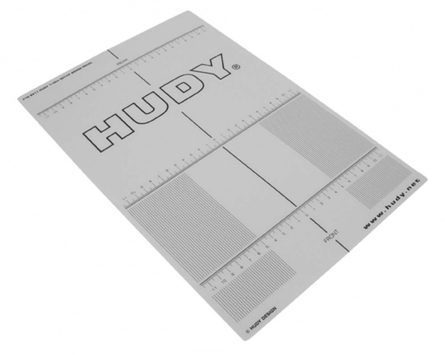 Hudy Plastic Set-Up Board Decal For 1/10th Scale
